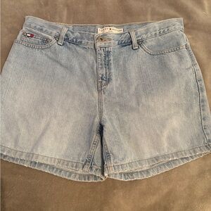 Tommy Hilfiger Women's Faded Blue Jean Shorts